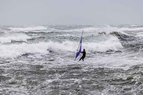 It was a trifle windy!