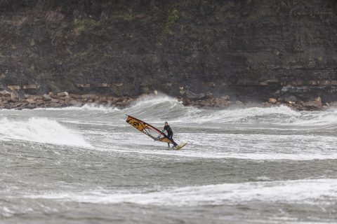 Izzy charging at K-Bay