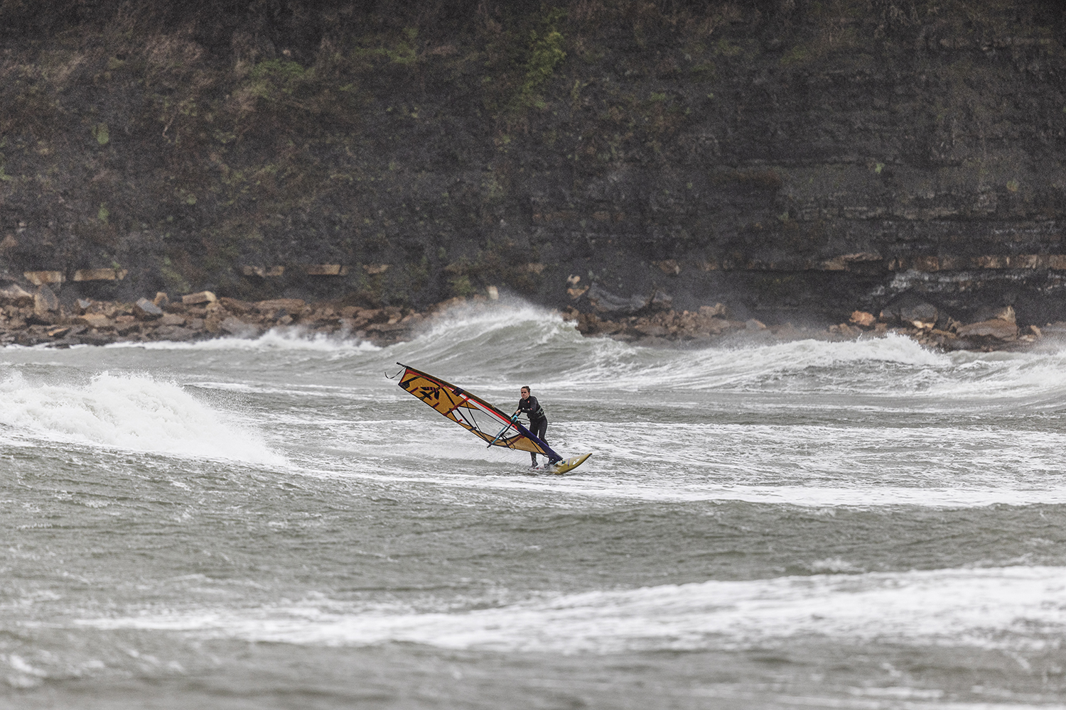 Izzy charging at K-Bay