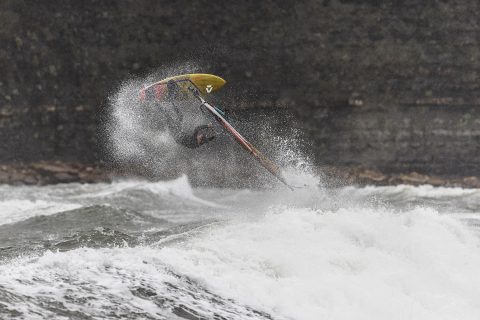 Wild conditions for Izzy Adcock