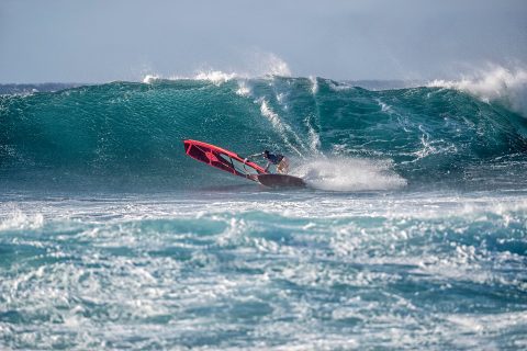 Driving bottom turn from Marine Hunter