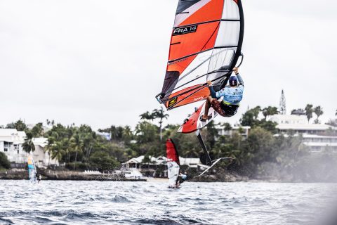 Pierre flying high