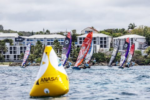 Matteo flying in Guadeloupe