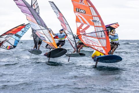 Matteo...Leading the pack in Guadeloupe!