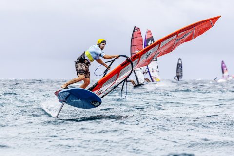 At the gybe in Guadeloupe