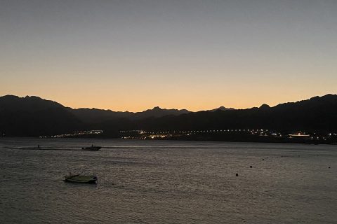 The end of a perfect day in Egypt