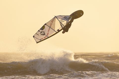 Nik Baker The Witterings Windsurf Session Photo credit: Henning von Jagow