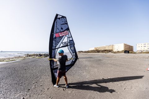 Josep flying the flag for Point 7 in Tenerife