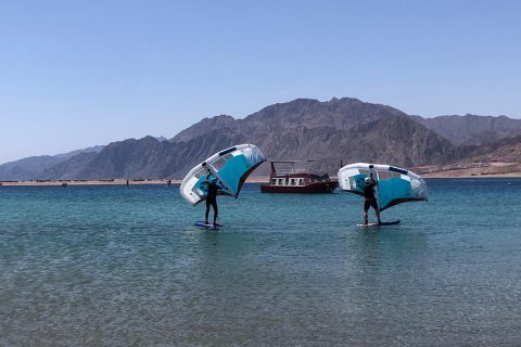 Wingfoiling in Dahab