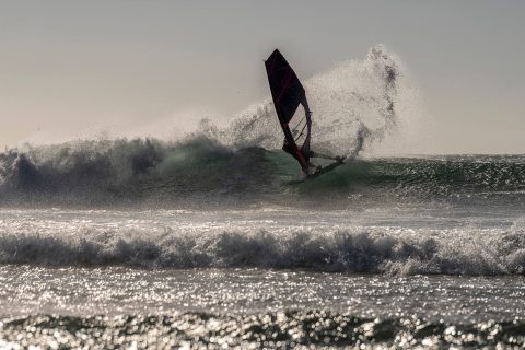 Marc Pare slash of the lip in Topocalma