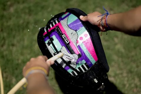 After the session: rinse your harness