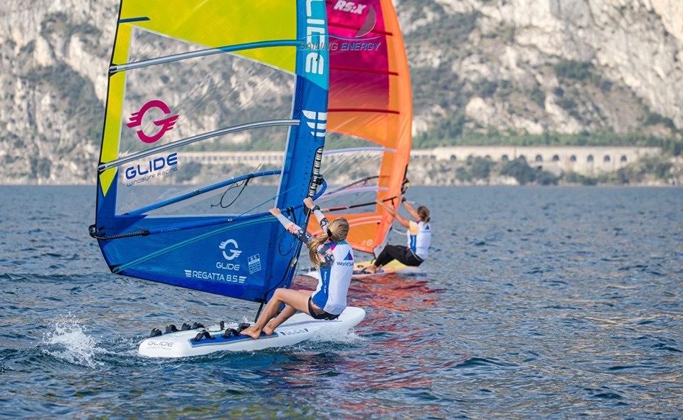 Izzy on the race course at Lake Garda