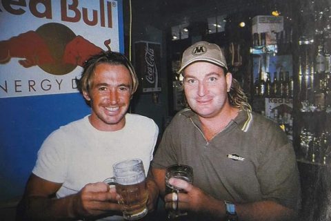 Corky and good friend Danny Seales