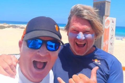 Corky and Bjorn Dunkerbeck