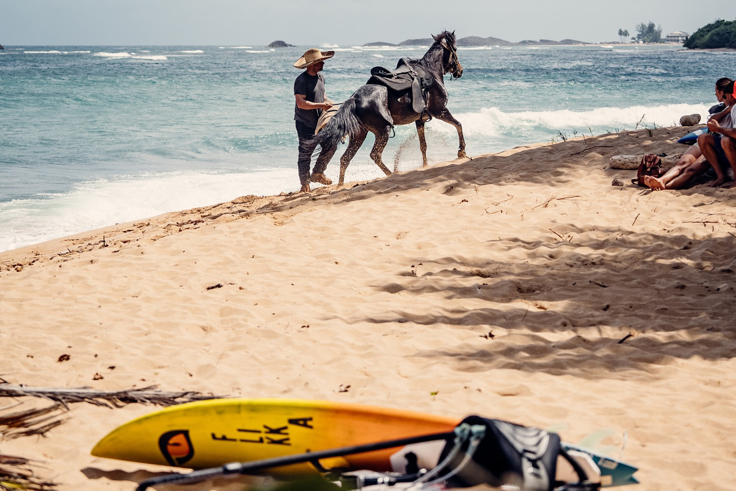 Bernd was immersed in the experience of visiting Puerto Rico