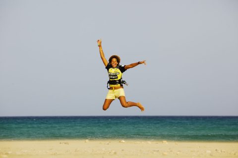 Victory celebration in Fuerteventura