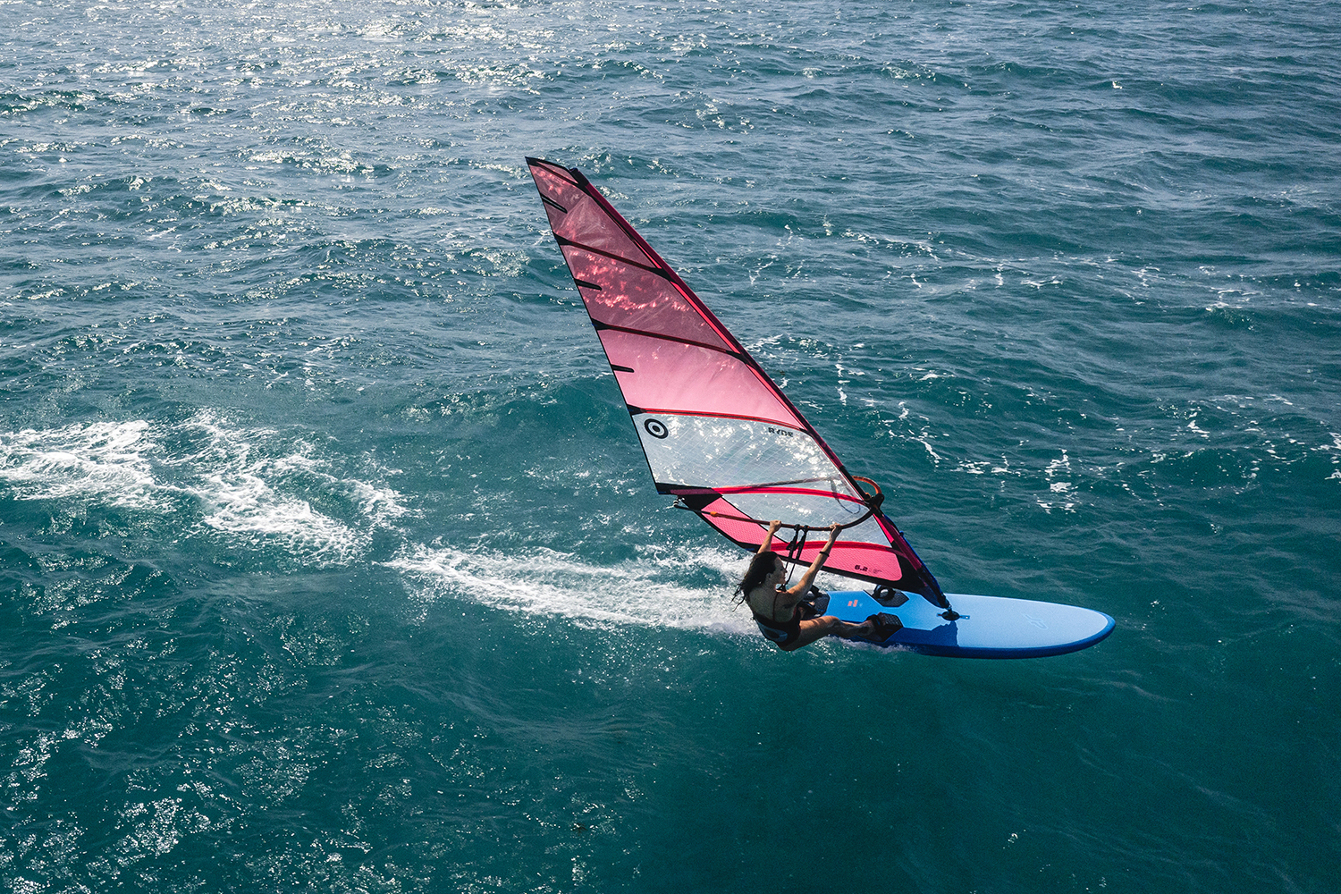 GRETA MARCHEGGER flying on the freeride gear