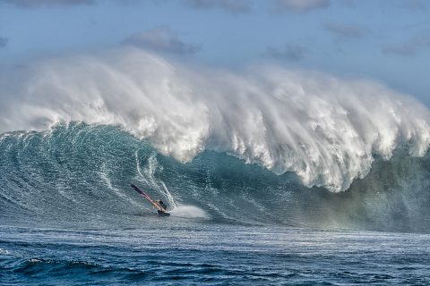 Robby Swift in his element at Jaws