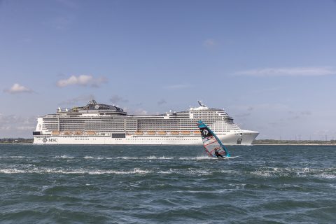Racing the cruise ship