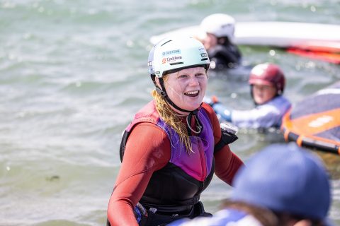 Jenna all smiles